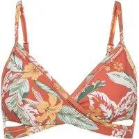 Sunseeker Top de biquíni 'Suva' creme / menta / verde pastel / laranja escuro