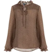 Dreimaster Blusa pueblo / umbra / castanho claro