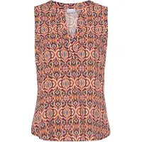 LASCANA Blusa bege / castanho / verde escuro / vermelho vinho