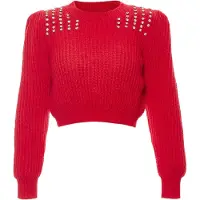 Nascita Pullover vermelho