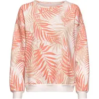 LASCANA Sweatshirt bege / coral / branco