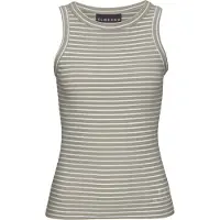 Elbsand Top cinzento / branco