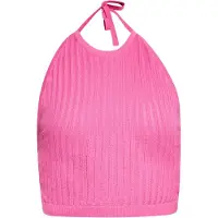 Ebeeza Top de malha rosa