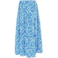 IZIA Saia azul / branco