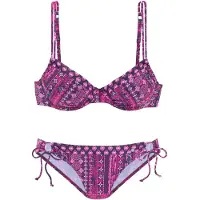 s.Oliver Biquíni rosa / vermelho violeta / branco