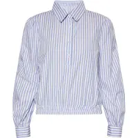 Dreimaster Blusa azul / branco