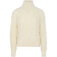 Nascita Pullover branco pérola / branco lã