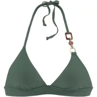 LASCANA Top de biquíni 'Yves' verde escuro