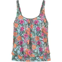 Venice beach Top de tankini 'Summer' aqua / cáqui / laranja / rosa