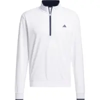 Adidas Camisa funcionais 'Lightweight Half-Zip' preto / branco
