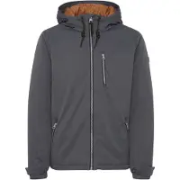 Blend Casaco de inverno 'Leto' cinzento escuro