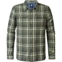 Petrol Industries Camisa 'Napakiak' oliveira / abe / verde claro / offwhite