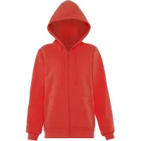 UCY Casaco em moletão vermelho