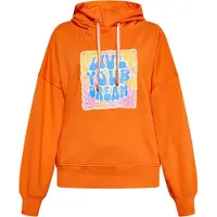 Ebeeza Sweatshirt azul / laranja / laranja escuro / rosa