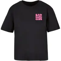 Mister tee Camisa 'Bad Babes Club' rosa / preto