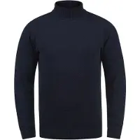 !Solid Pullover 'Karlos' azul