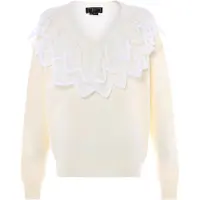 Faina Pullover branco lã