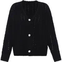 Faina Casaco de malha preto