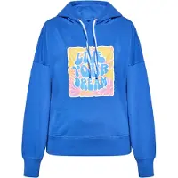IZIA Sweatshirt azul cobalto / amarelo / roxo / branco