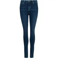 Superdry para mulher. W7010796A Calças de ganga skinny de cintura subida em algodão orgânico azul (29/32), Denim, Poliéster, Sustentável