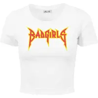 Miss Tee Top De Manga Curta Badgirls Cropped