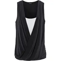 LASCANA Top preto / branco