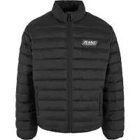 Karl kani Casaco de inverno preto / branco