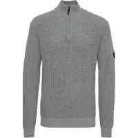 INDICODE JEANS Pullover cinzento / preto
