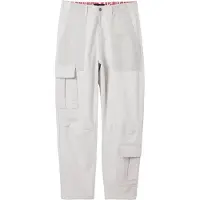 Desigual , Calças cargo patch, AlgodÃO, Branco, 30