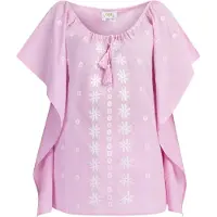 Usha Capa cor-de-rosa / branco