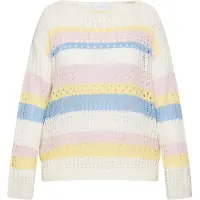 Usha Pullover azul / amarelo / cor-de-rosa / branco