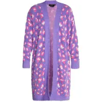 Faina Casaco de malha roxo / rosa / branco