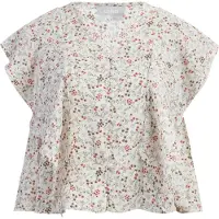 Usha Blusa cáqui / verde relva / lagosta / branco natural