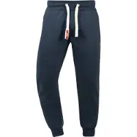 !Solid Calças 'Benn' navy / vermelho fogo