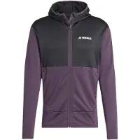 Adidas Casaco de velo funcional 'Xperior' amora / preto
