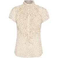 Saint tropez Blusa creme / castanho
