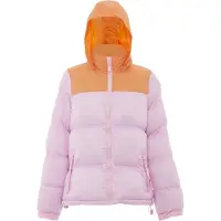 Libbi Casaco de inverno laranja / rosa claro