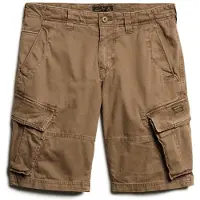 Superdry para homem. M7110433A Calções de treino Core castanho (32), Marrom, Casual, Algodão