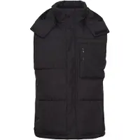 !Solid Colete 'Callen ' preto / branco