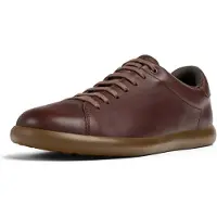 Camper para homem. K101003-004 Sapatos de pele com cadarços Pelotas Soller multicolor (42), Couro, Marrom, Plano, Cordão, Casual