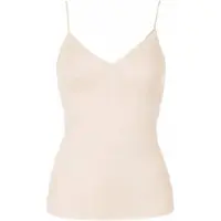 Hanro Top ' Pure Silk ' creme / offwhite