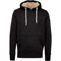 !Solid Sweatshirt 'Trip Pile' mosqueado preto