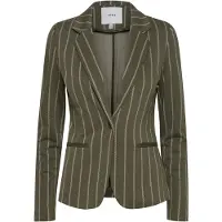 Ichi Blazer 'RUTI' verde / branco
