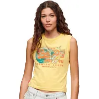 Superdry Camiseta Sem Mangas La Graphic