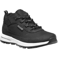 Timberland para menino. TB0A2GHZ0151 Tênis de couro com cadarços Field Trekker preto (22), Plano, Cordão, Casual, moda infantil