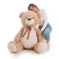 Big Buy Cooking Urso De Pelúcia Jumbo Marrom 140 Cm