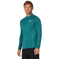 Castore Camiseta De Manga Comprida Com Meia-zíper Apex Engineered Knit