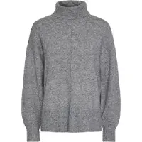 Pieces Pullover acinzentado
