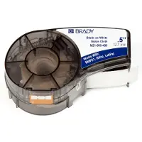 Brady M21-500-499 fita preta sobre branco 12,7mm x 4,88M