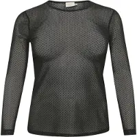 KAFFE CURVE Camisa 'Flocku' preto